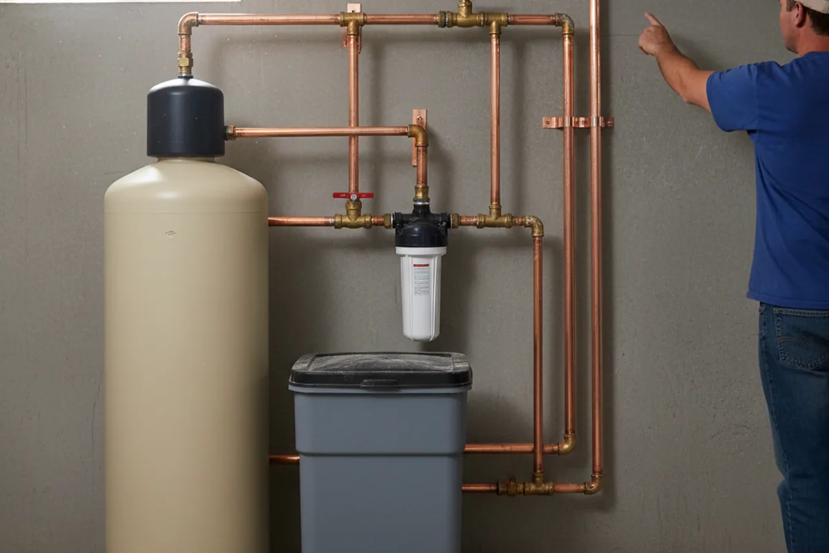 Whole-house water treatment system installed in Roscoe